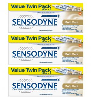 (BUNDLE OF 3) SENSODYNE MULTI CARE TOOTHPASTE 2X100G