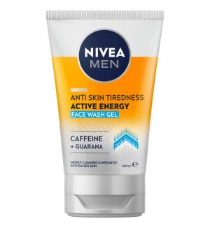 NIVEA MEN ACTIVE ENERGY FACE WASH GEL 100ML
