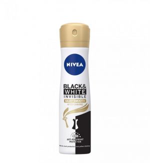 NIVEA DEODORANT SPRAY BLACK & WHITE INVISIBLE SILKY SMOOTH 150ML
