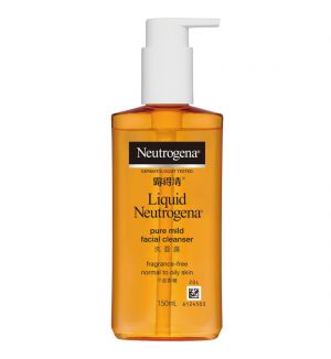 NEUTROGENA LIQUID PURE MILD FACIAL CLEANSER FRAGRANCE FREE 150ML