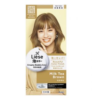 LIESE NATURAL SERIES CREAMY BUBBLE HAIR COLOR MILK TEA BROWN