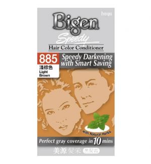 BIGEN SPEEDY HAIR COLOR CONDITIONER 885 LIGHT BROWN