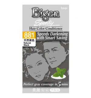 BIGEN SPEEDY HAIR COLOR CONDITIONER 881 NATURAL BLACK