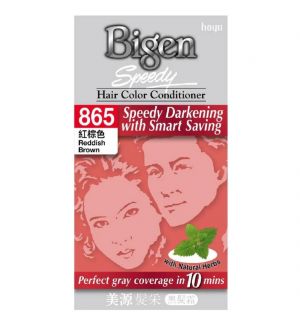 BIGEN SPEEDY HAIR COLOR CONDITIONER 865 REDDISH BROWN