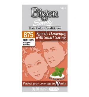 BIGEN SPEEDY HAIR COLOR CONDITIONER 875 COPPER BROWN