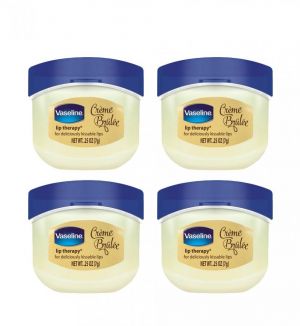(BUNDLE OF 4) VASELINE LIP THERAPY TUB CREME BRULEE 7G