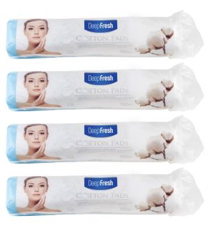 (BUNDLE OF 4) DEEP FRESH COTTON PADS 100PCS