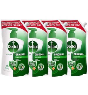 (BUNDLE OF 4) DETTOL HAND WASH REFILL ORIGINAL 675ML