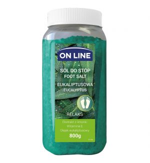 ON LINE EUCALYPTUS FOOT SALT 800G