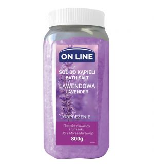 ON LINE LAVENDER BATH SALT 800G