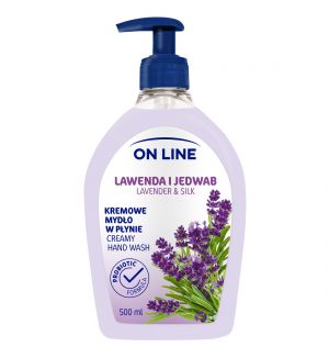 ON LINE CREAMY HAND WASH LAVENDER & SILK 500ML