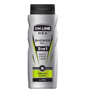 ON LINE MEN SHOWER GEL 3 IN 1 FRESH LIME 400ML