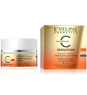 EVELINE C SENSATION INTENSELY FIRMING DAY & NIGHT WRINKLE FILLING CREAM 50+ 50ML
