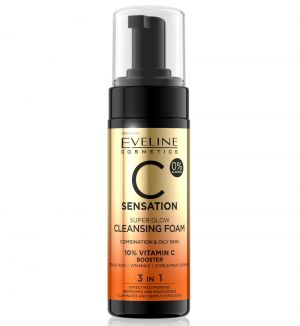 EVELINE C SENSATION SUPER GLOW CLEANSING FOAM 150ML