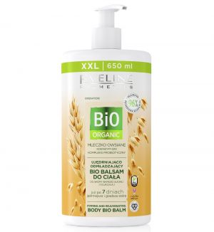 EVELINE BIO ORGANIC FIRMING & REJUVENATING BODY BALM 650ML OAT MILK