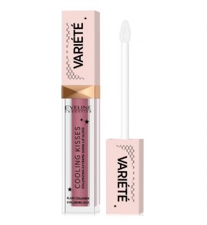 EVELINE VARIETE COOLING KISSES LIP GLOSS NO. 05 NEW ROMANCE 6.8ML