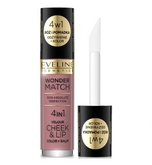 EVELINE WONDER MATCH 4 IN 1 VELOUR CHEEK & LIP COLOR BALM #02