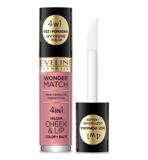 EVELINE WONDER MATCH 4 IN 1 VELOUR CHEEK & LIP COLOR BALM #03