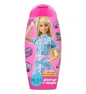 BI-ES BARBIE DREAMHOUSE SHOWER GEL & SHAMPOO 250ML