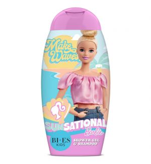 BI-ES BARBIE SUNSATIONAL SHOWER GEL & SHAMPOO 250ML