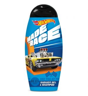 BI-ES HOT WHEELS MADE TO RACE SHOWER GEL & SHAMPOO 250ML