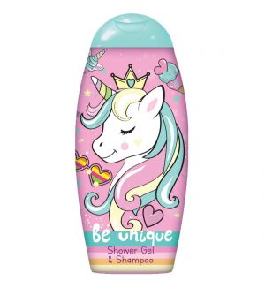 BI-ES UNICORN BE UNIQUE SHOWER GEL & SHAMPOO 250ML