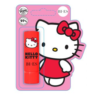 BI-ES HELLO KITTY LIP BALM STRAWBERRY 4G