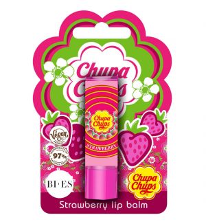 BI-ES CHUPA CHUPS LIP BALM STRAWBERRY 4G