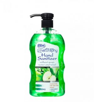 NATURAPHY HAND SANITIZER APPLE & ALOE VERA EXTRACT 650ML