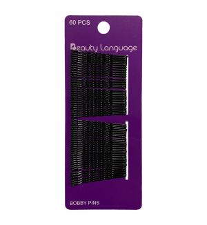 BL0054 BLACK BOBBY PINS (60 PCS)