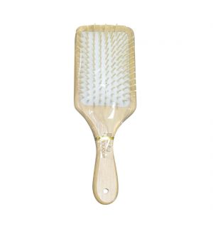BL BAMBOO PADDLE CUSHION HAIR BRUSH BL0050