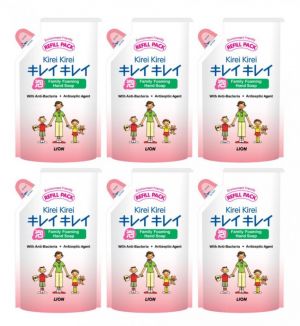(BUNDLE OF 6) KIREI KIREI ANTI-BACTERIA HAND SOAP REFILL - ANTI-BACTERIA 200ML