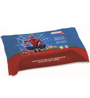 NATURAVERDE SPIDERMAN DELICATE WET WIPES (72 PCS)