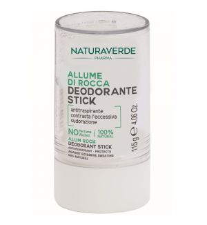 NATURAVERDE PHARMA ALUM ROCK DEODORANT STICK 115G