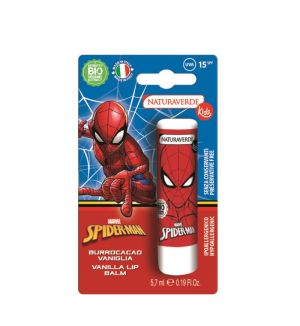 NATURAVERDE SPIDER-MAN LIP BALM VANILLA UVA-UVB SUNSCREENS SPF 15 5.7ML
