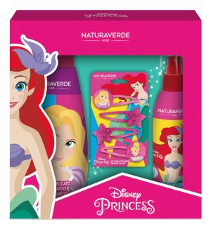 NATURAVERDE PRINCESS SHAMPOO 300ML + SPRAY CONDITIONER 200ML + HAIRPINS GIFT SET
