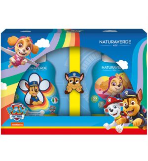 NATURAVERDE PAW PATROL SHOWER GEL 250ML + SHAMPOO 250ML + BRACELET GIFT SET