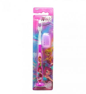 MR WHITE WINX TOOTHBRUSH WITH SUCTION & COVER