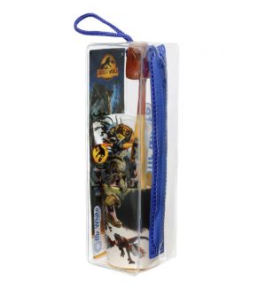 MR WHITE JURASSIC WORLD TRAVEL KIT TOOTHBRUSH WITH TOOTHPASTE 75ML