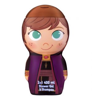 AIR VAL FROZEN II ANNA SHOWER GEL & SHAMPOO 2D 400ML