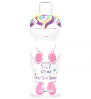 AIR VAL EAU MY UNICORN 1D SHOWER GEL & SHAMPOO 2 IN 1 400ML