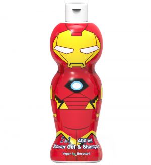 AIR VAL IRONMAN 1D SHOWER GEL & SHAMPOO 2 IN 1 400ML