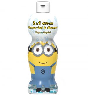 AIR VAL MINIONS 1D SHOWER GEL & SHAMPOO 2 IN 1 400ML