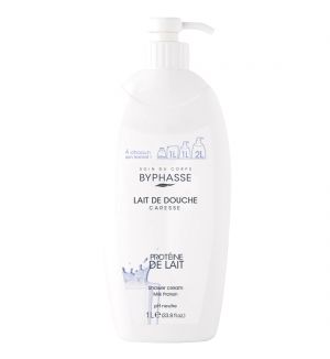 BYPHASSE CARESSE SHOWER CREAM MILK PROTEIN 1L