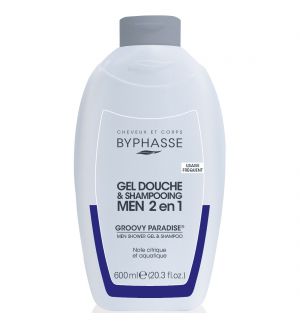 BYPHASSE GROOVY PARADISE MEN 2 IN 1 SHOWER GEL & SHAMPOO 600ML