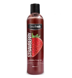 DEEP FRESH EXFOLIATING SHOWER GEL STRAWBERRY 400ML