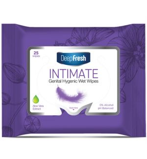 DEEP FRESH ALOE VERA EXTRACT INTIMATE WIPES 25S