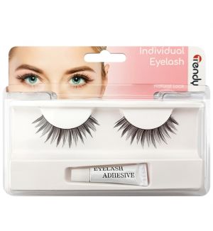 TRENDY STRIP LASHES WITH EYELASH ADHESIVE 1G #65