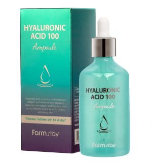 FARM STAY HYALURONIC ACID 100 AMPOULE 100ML