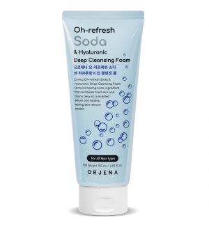 ORJENA OH-REFRESH SODA & HYALURONIC DEEP CLEANSING FOAM 180ML